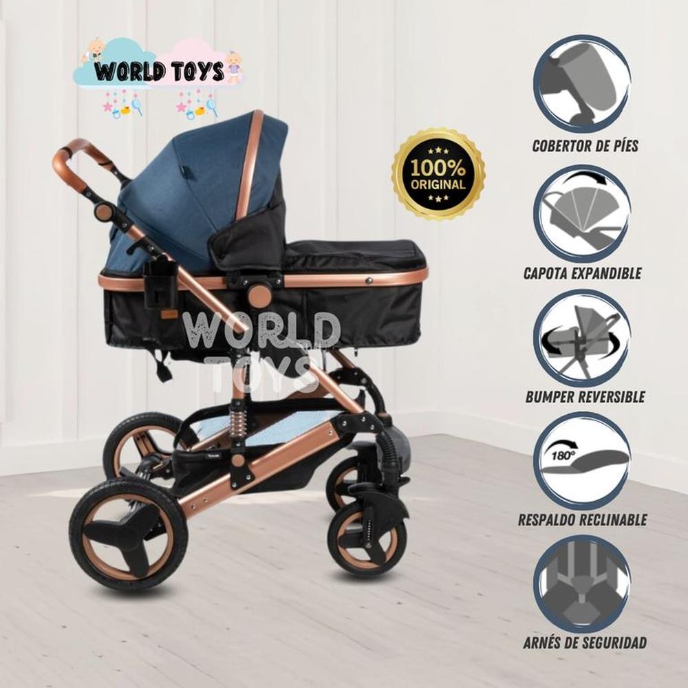 Coche Moisés de Lujo SAGITA Edición Limitada Blue
