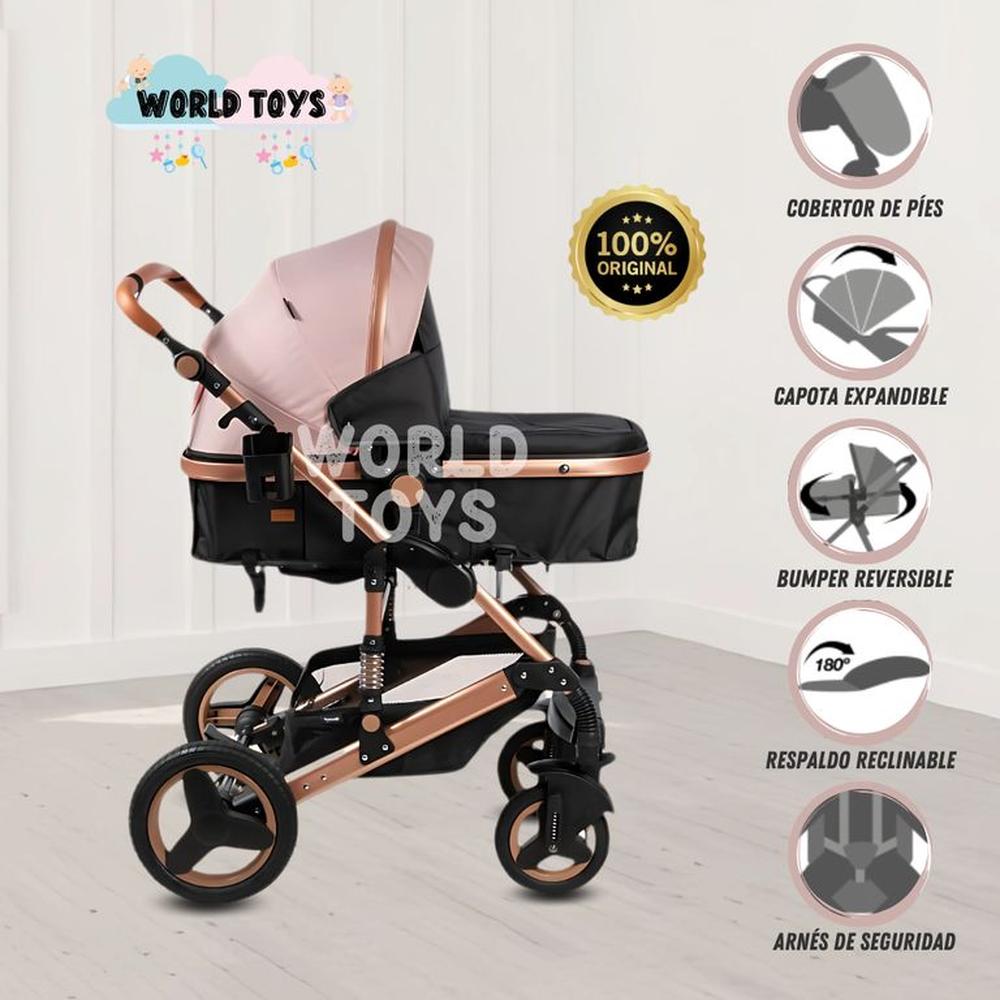 Coche Moisés de Lujo SAGITA Edición Limitada Pink