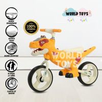 Bicicleta de Equilibrio DINOROAD Con Casco Orange