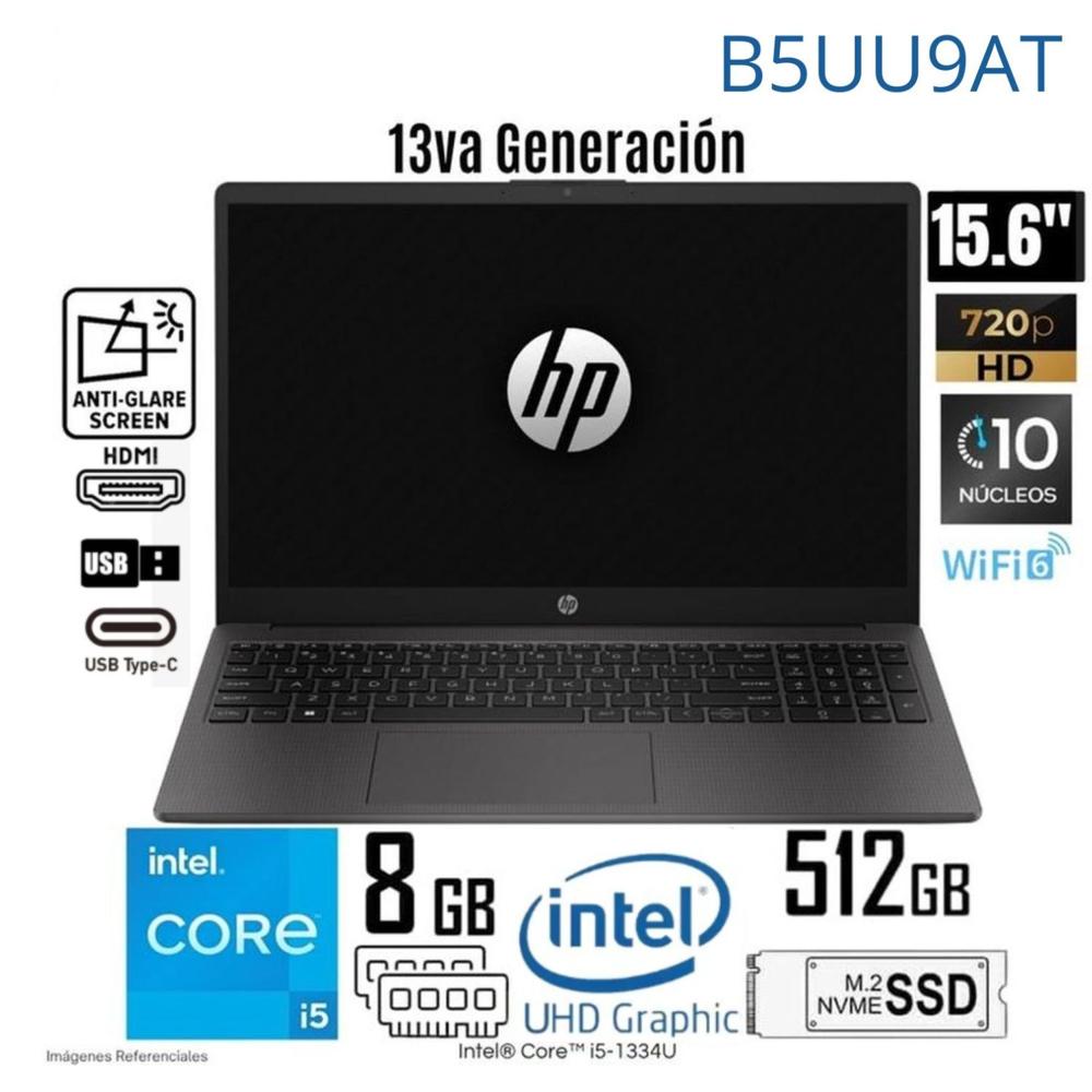 NB HP 250 G10 I5-1334U 8GB SSD512GB 15.6 Pulg B5UU9AT