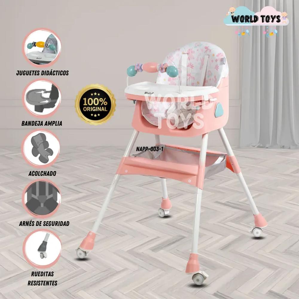 Silla de Comer  LULU con juguete Melon