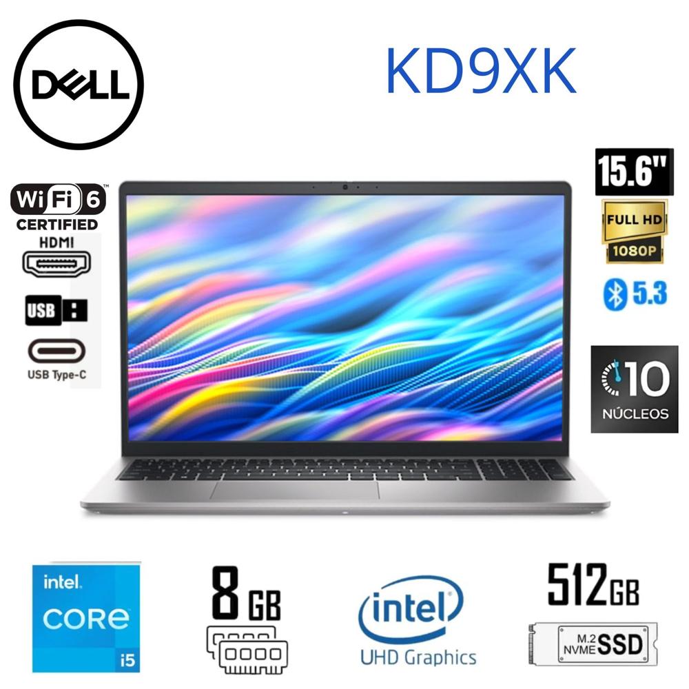 NB DELL 15 DC15250 I5-1334U 8GB SSD512GB  WIN11 HOME KD9XK
