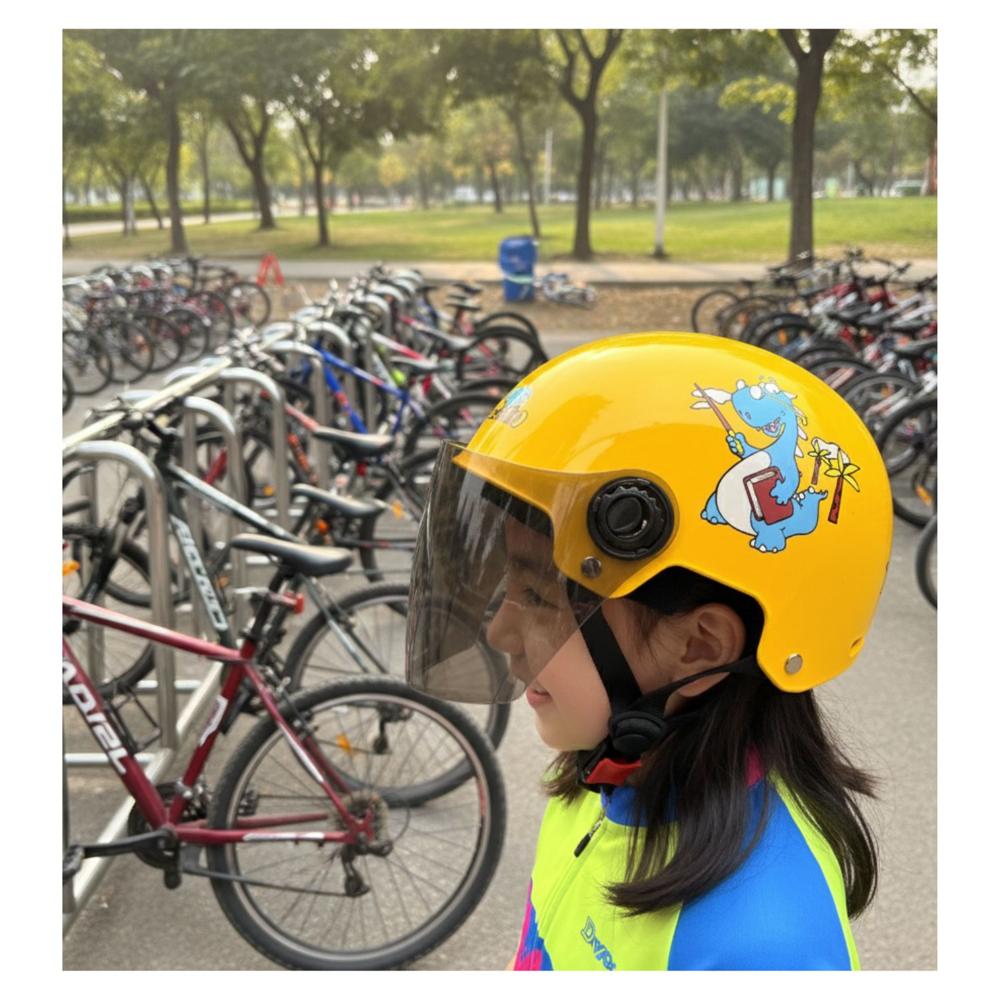 Casco Protector Infantil Draconi Amarillo