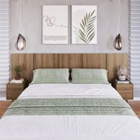 Cabecera Matrimonial Moderna Tali Marrón RyR MUEBLES