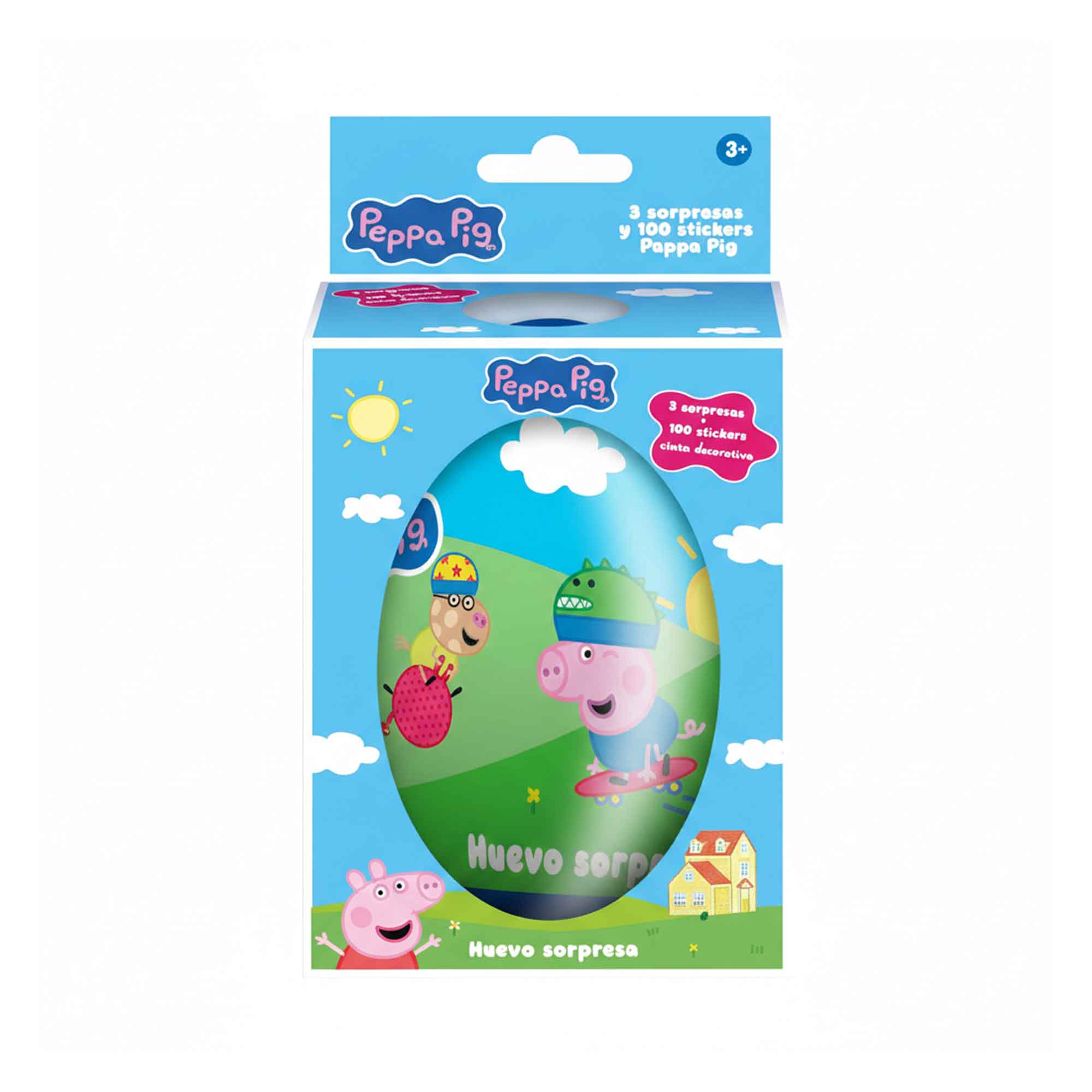 Huevo Sorpresa BRICKELL Peppa Pig Paquete 155g
