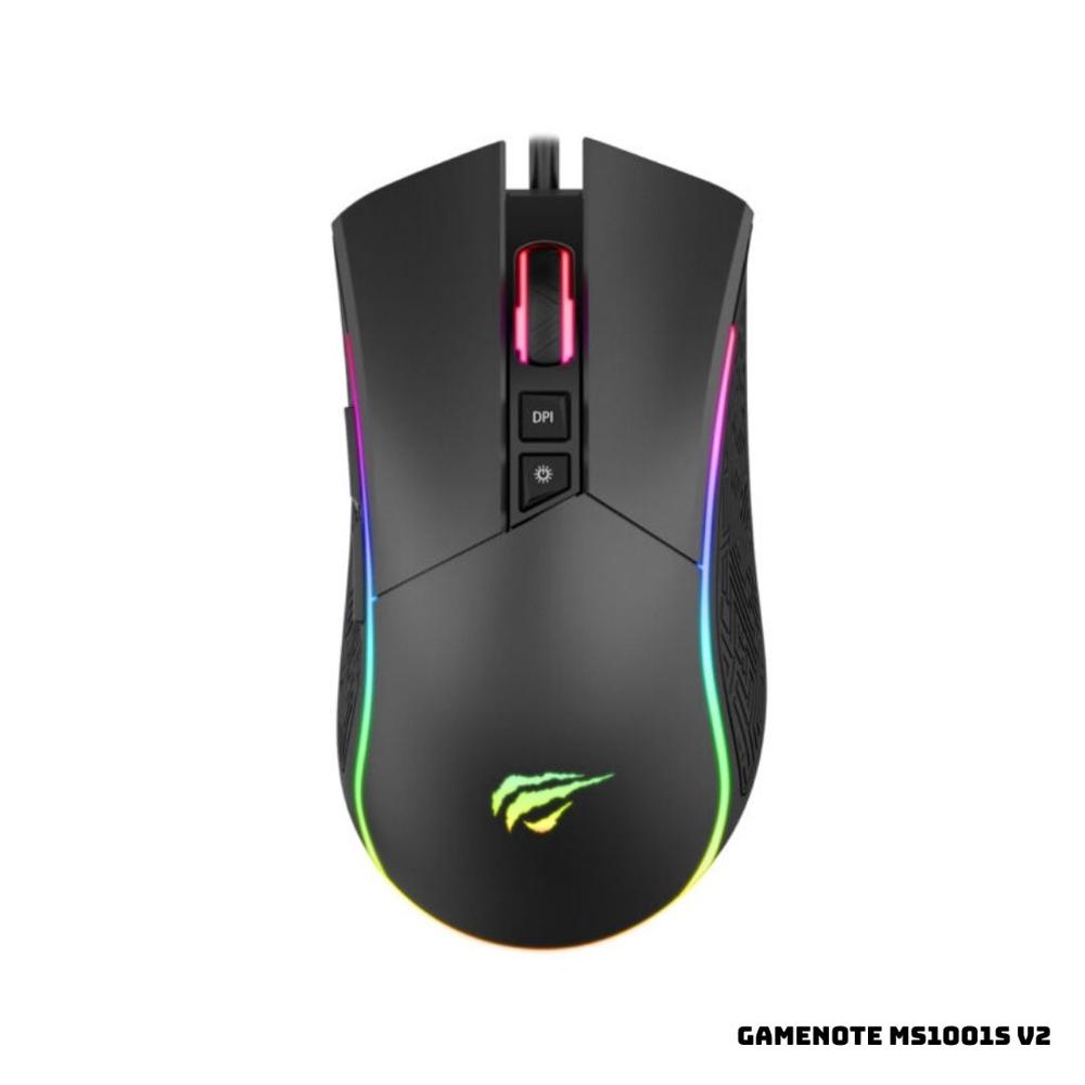 MOUSE GAMER HAVIT GAMENOTE MS1001S v2 8000 DPI