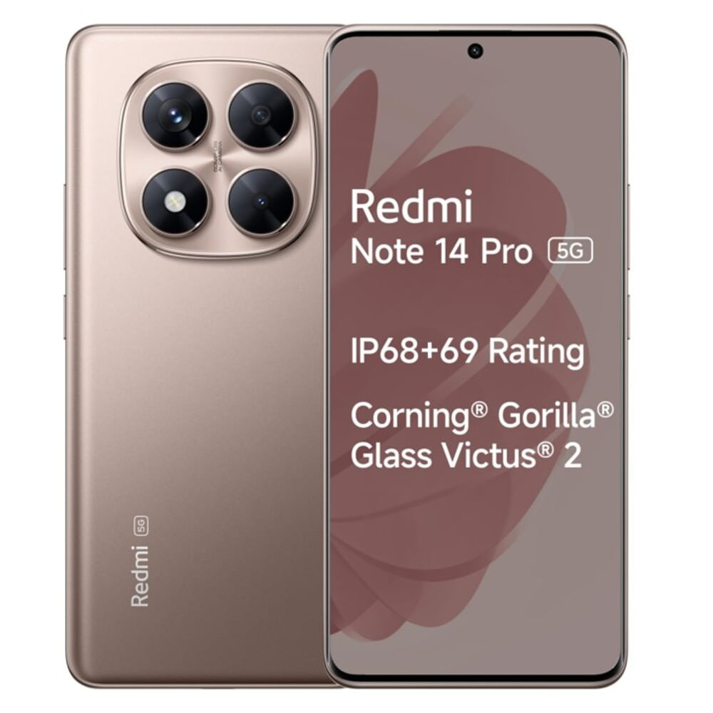 Celular Xiaomi Redmi Note 14 Pro 5G 8GB 256GB Dorado