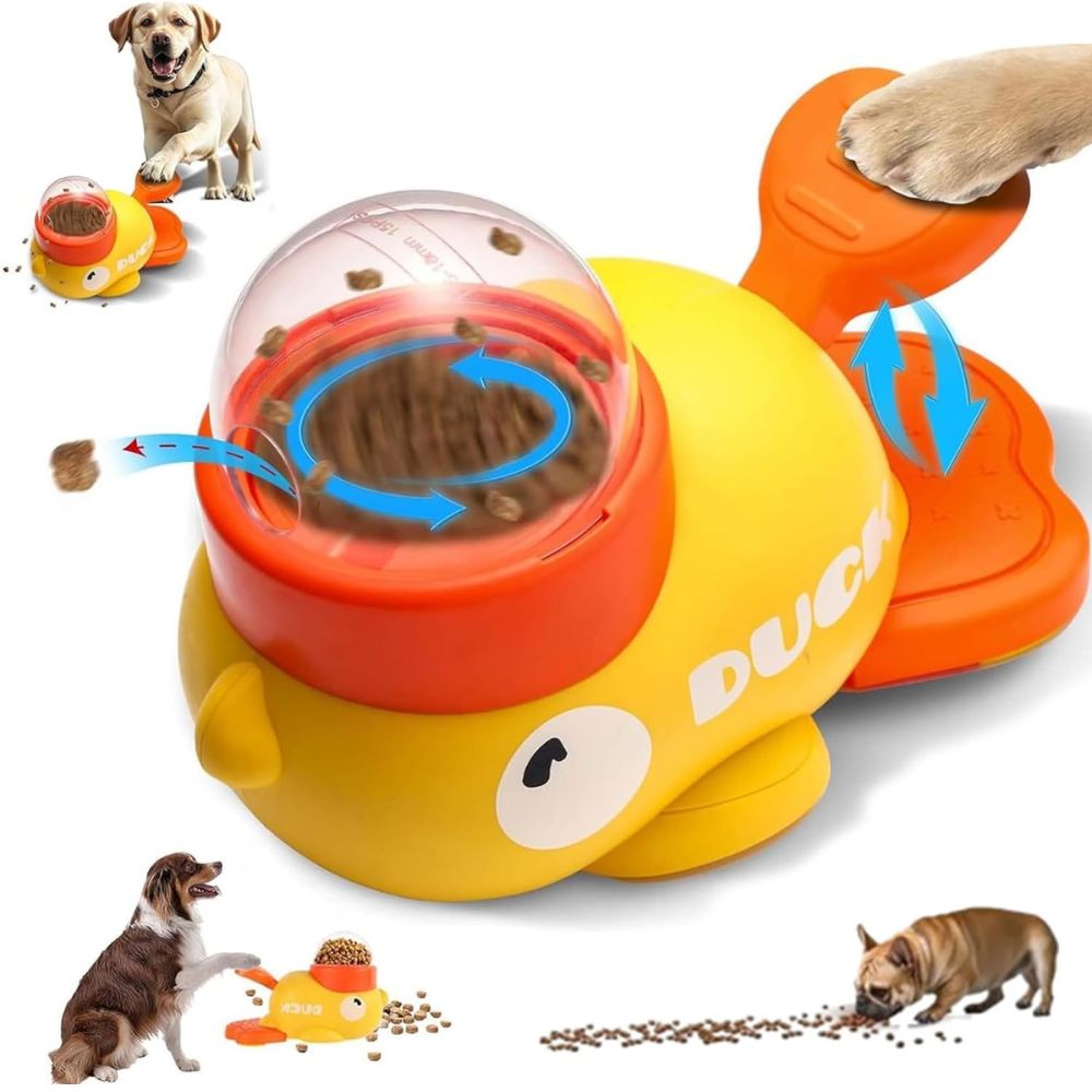 Juguete Dispensador con Forma de Pato para Perros