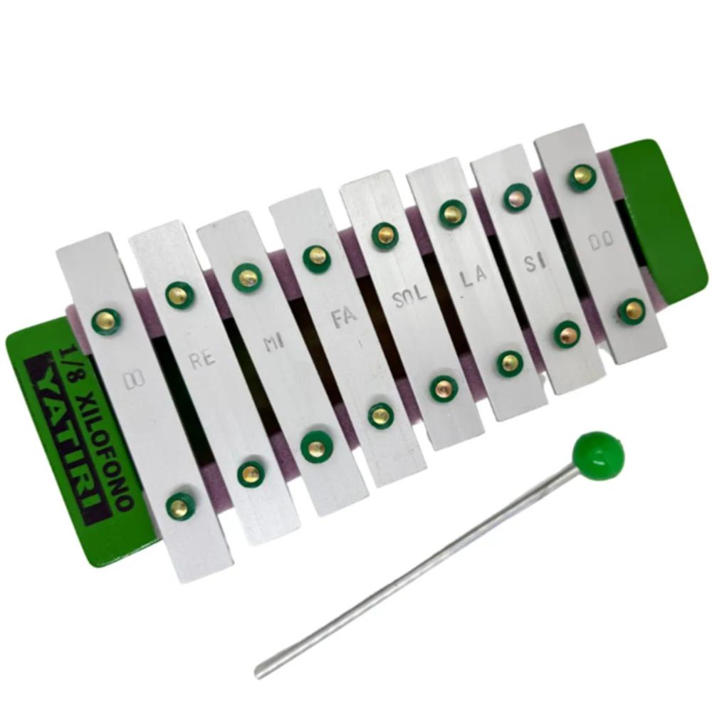 Xilófono de Aluminio 18 Notas Instrumento Musical de Percusión