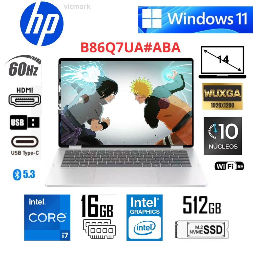 HP OmniBook 5 Flip 14-FP0023DX  Intel Core 7 150U 16GB 512GB SSD Táctil