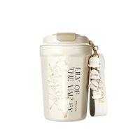 Vaso Térmico Germ Lily Beige 390ml Acero Inoxidable