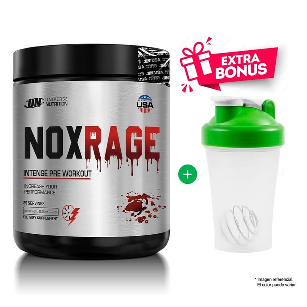 Nox Rage 350gr Citrus Punch Universe Nutrition