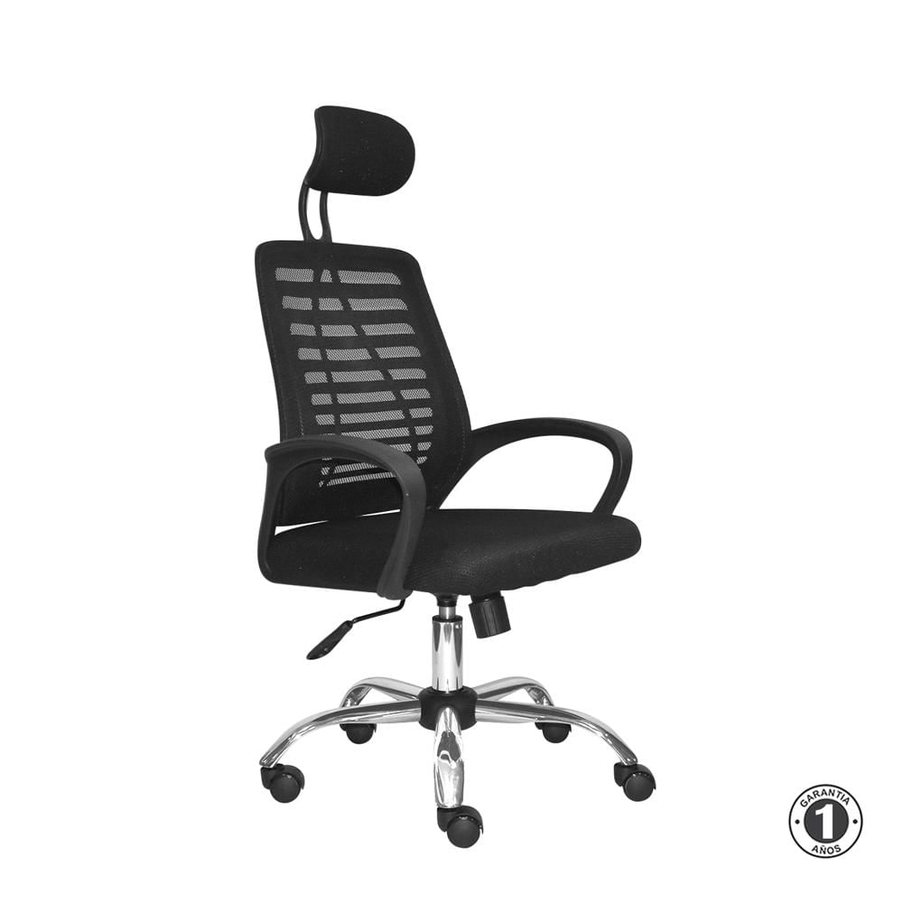 Silla Ergonómica Loto Presidente Negro Ofideas