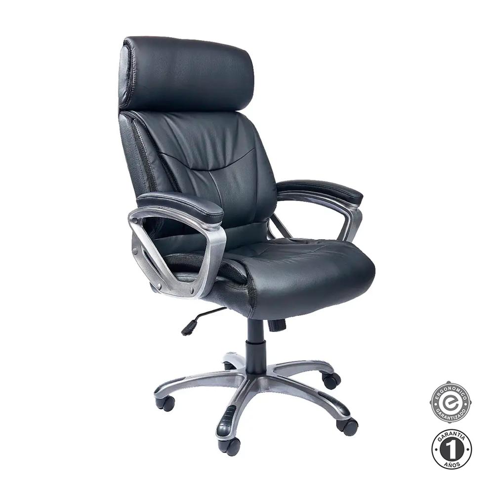 Silla Ergonómica Dubai Presidente Cuero Ofideas