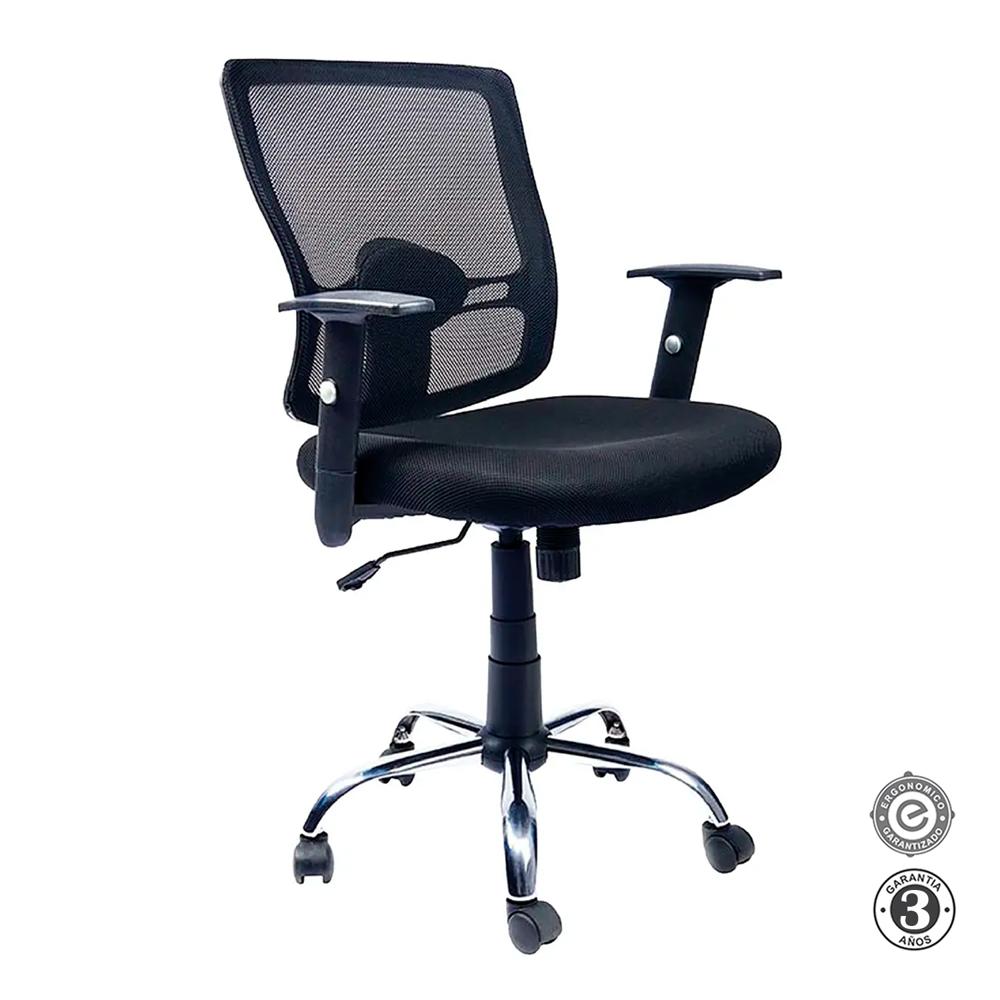 Silla Ergonómica Lunare Ejecutiva Negro Ofideas