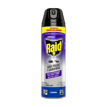 Insecticida Raid Pulgas y Garrapatas 390ml