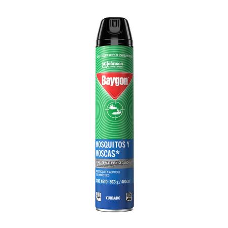 Baygon zancudos y moscas 400ml
