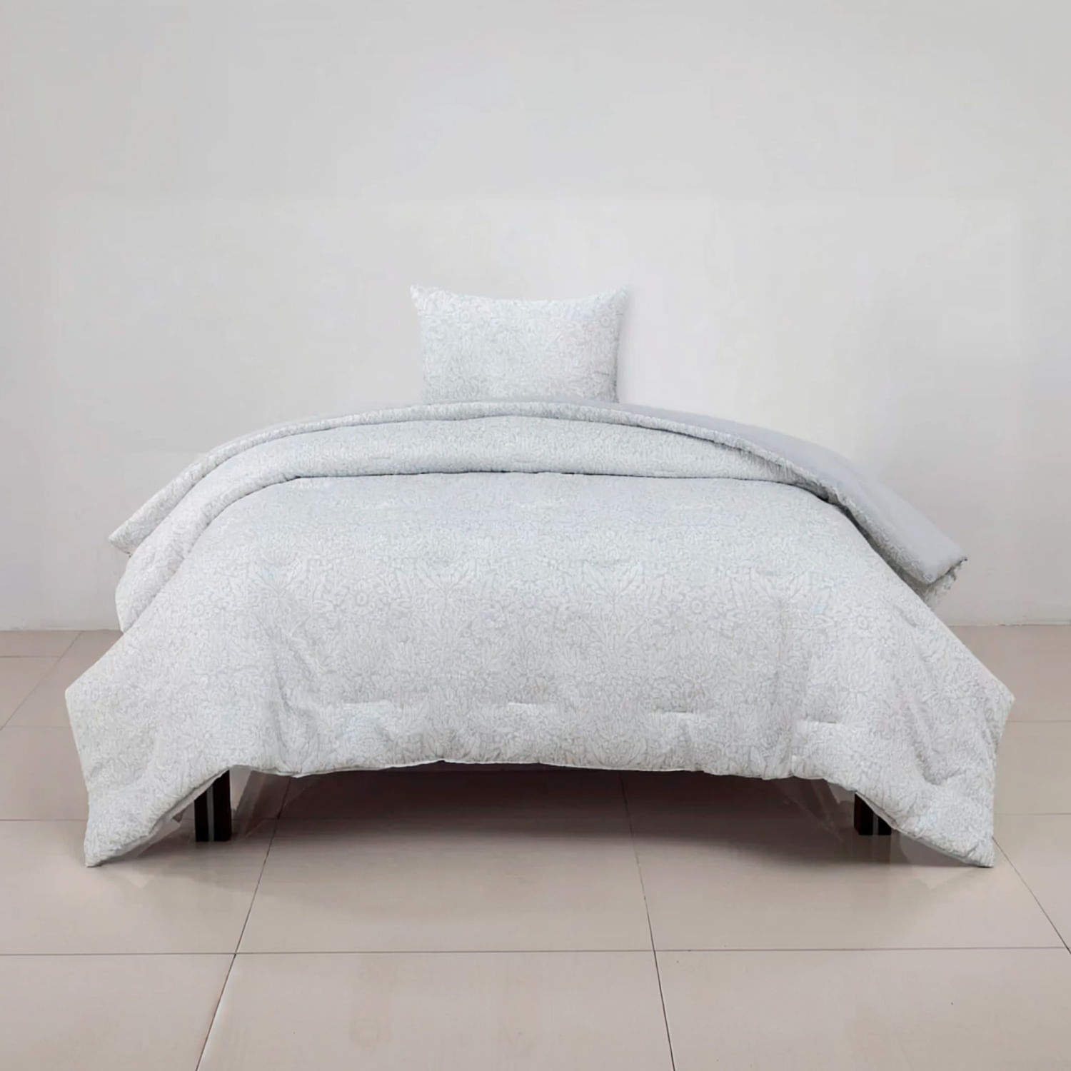 Edredon Pv26 Print 50% Algodón Flores Jacqueen 1.5 Plazas