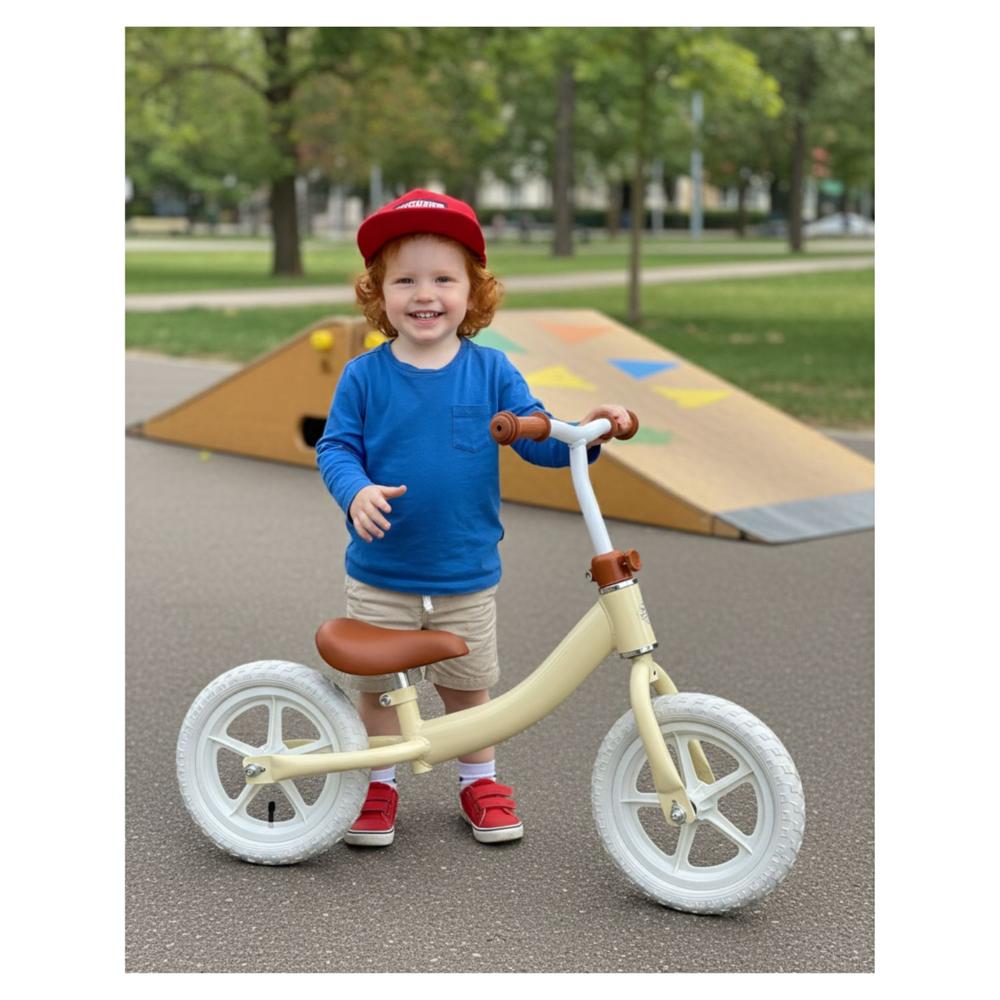 Bicicleta de Equilibrio Crema Ll Blancas