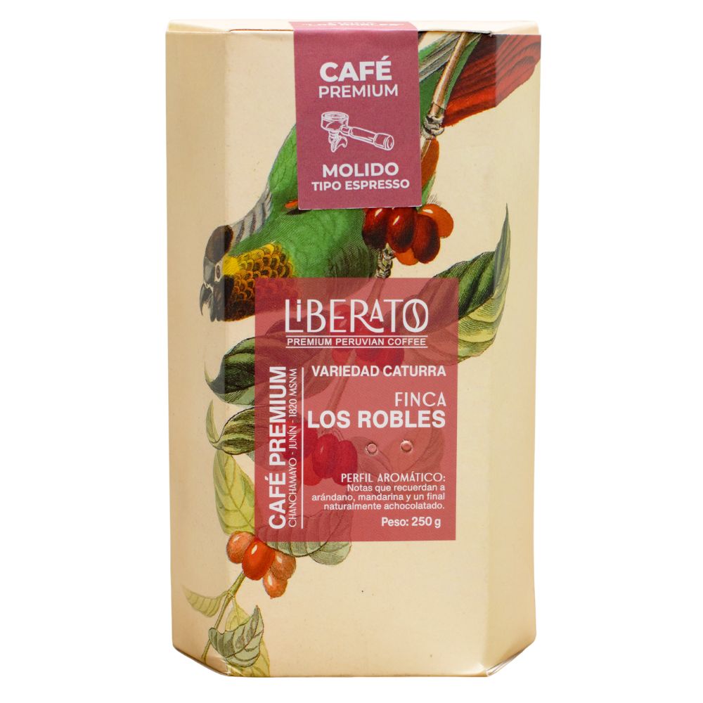 Café de Especialidad "Caturra" Tipo Espresso x 250g