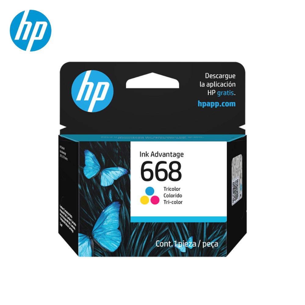 TINTA HP 668 TRICOLOR  7FP36VL  PARA DJ 2975  4375 ORIGINAL