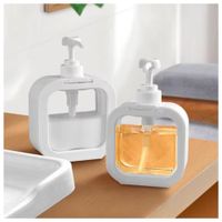 Dispensador de Jabón Líquido Cremas Estilo Moderno Blanco
