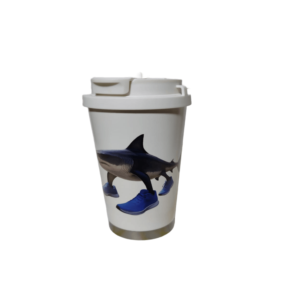 Taza térmica de acero inoxidable de 600 ml  diseño de Italian Brainrot