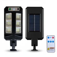 Lámpara Reflector con Panel Solar BK-Q6 Impermeable con Sensor y Control Remoto