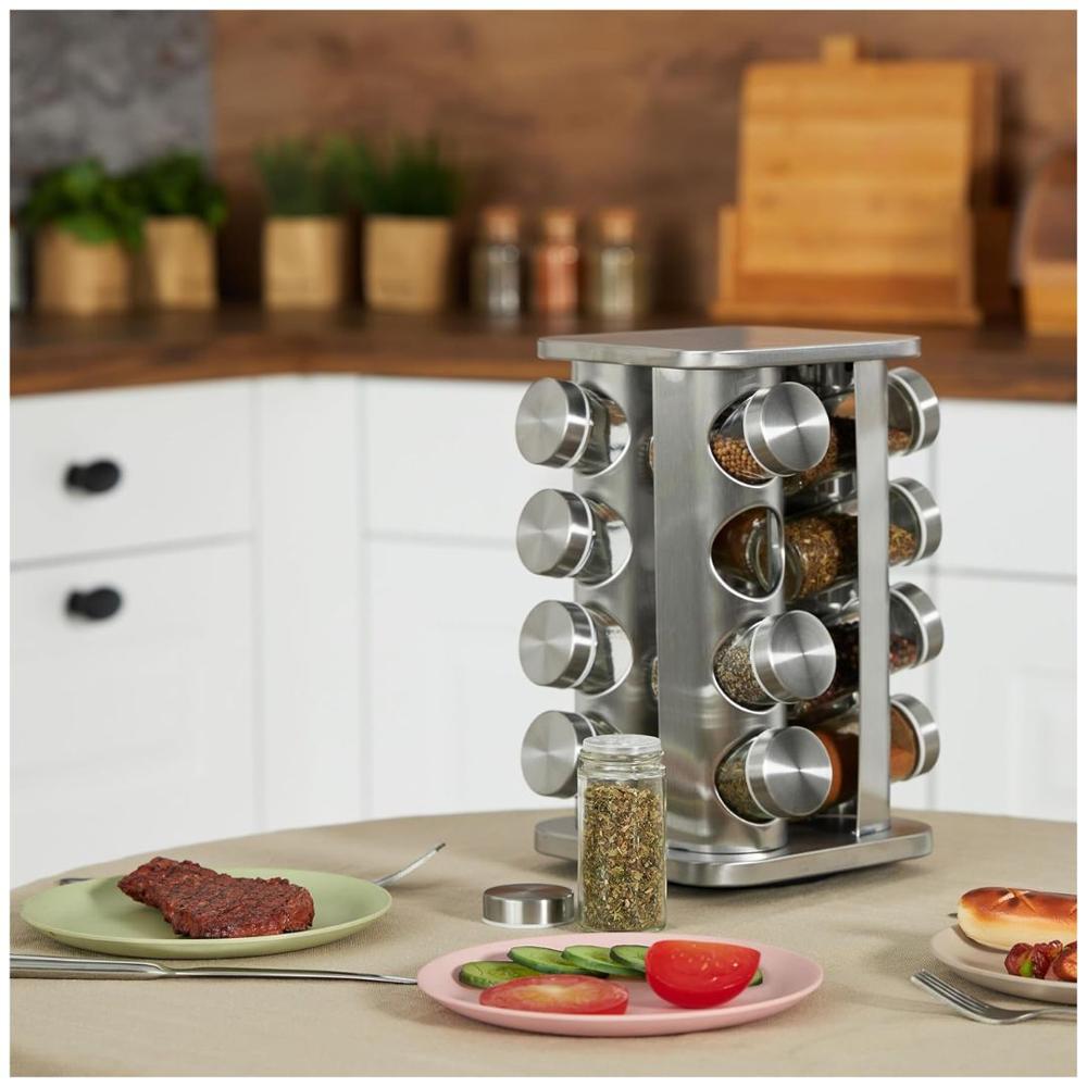Organizador de Condimentos Condimentero Giratorio 16 Frascos
