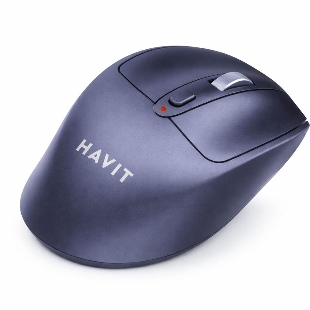 Mouse Inalámbrico HAVIT MS61WB Ergonomía Avanzada y Precisión Total