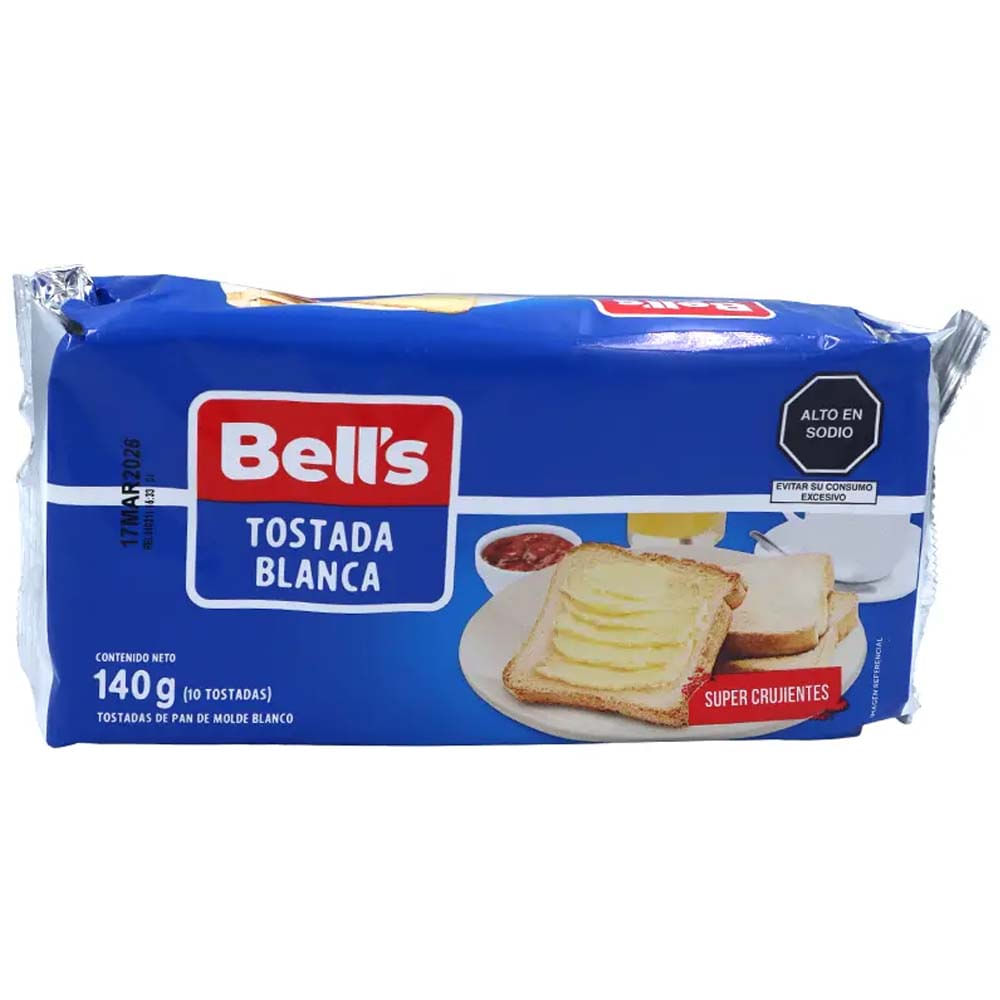 Tostadas Blancas BELL'S Bolsa 10un