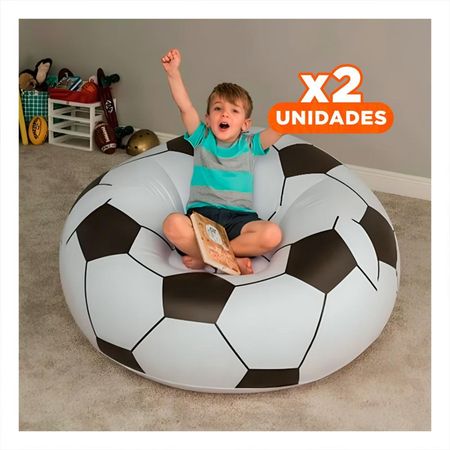 Pack2 Mueble Inflable Redondo para Sala o Espacios Abiertos Y+Regalo Sticker