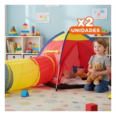 Pack2 Área Infantil MG-15206 Comoda y Portatil para Jugar en Casa Y+Regalo Sticker