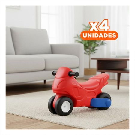 Pack4 Juguete de Montar 42cmx26cmx40cm con Diseño de Carrera para su Casa Real Y+Regalo Sticker