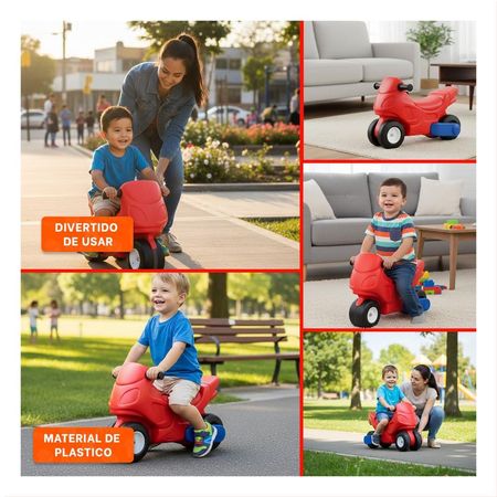 Moto para Niño de Material Resistente para una Larga Vida de Juegos Felices Y+Ligas Regalo