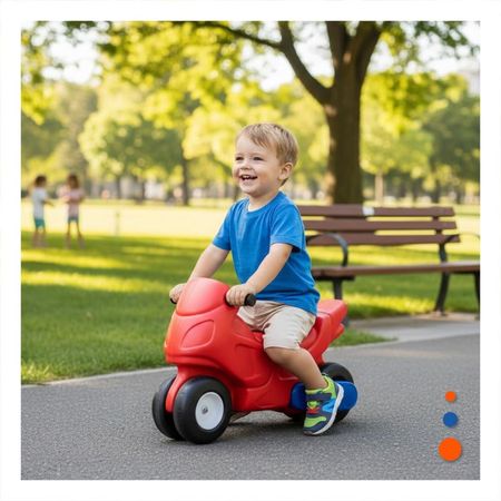 Moto para Niño con Colores Llamativos para Fomentar la Alegria de sus Hijos Y+Post It