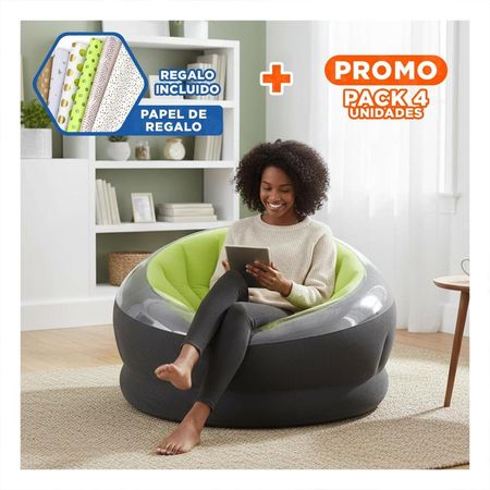 Pack4 Mueble de Aire Verde para Espacios Practicos Y+Papel Regalo