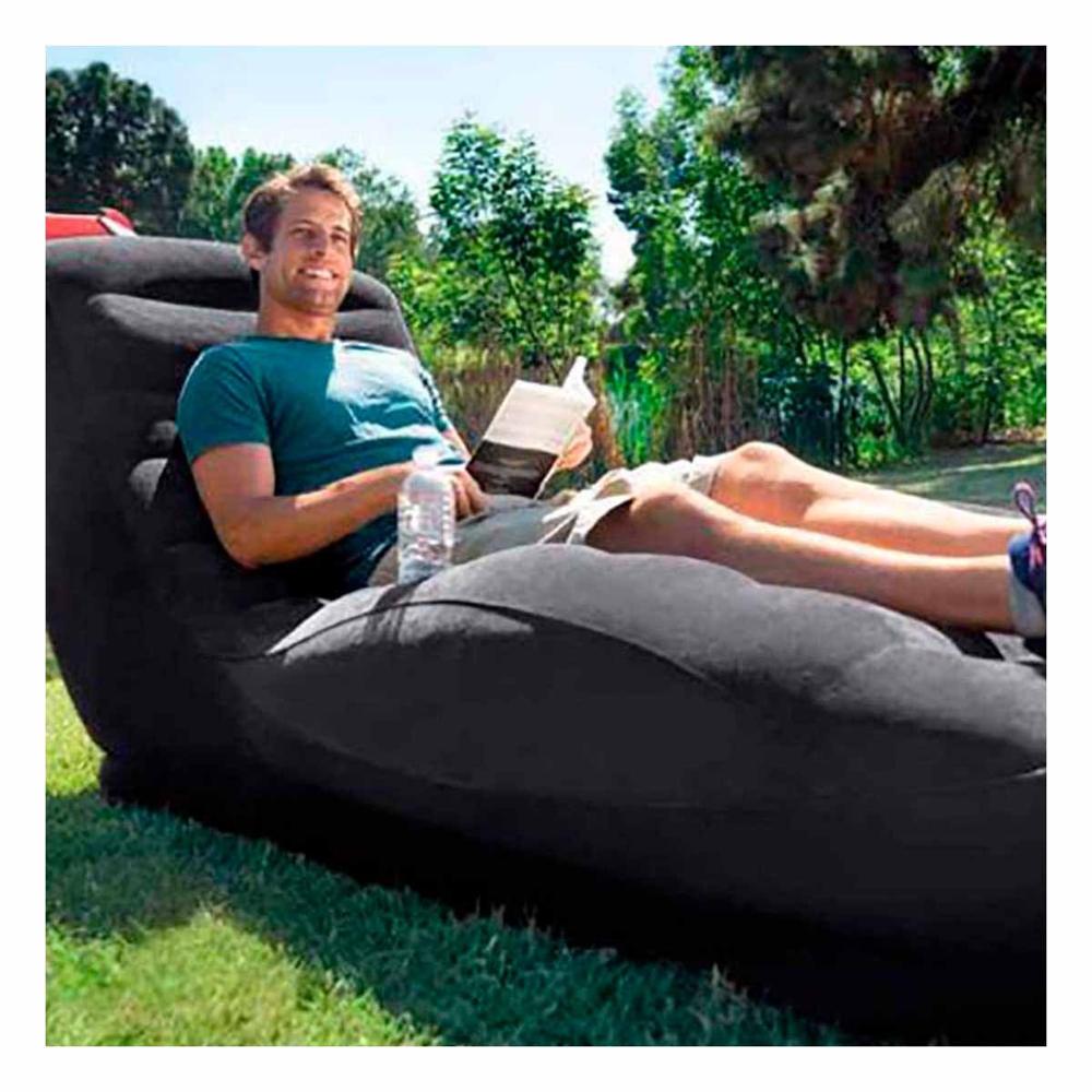 Mueble Inflable Negro para Sala Amplio y Comodo para el Hogar Y+Ligas Regalo