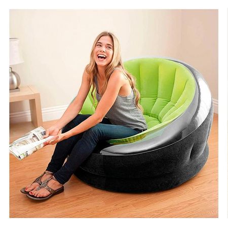Mueble Inflable Verde para Hogar Amplio y Comodo para Sala y Terraza Y+Ligas Regalo