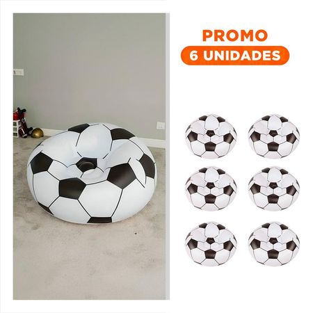 Pack6 Mueble Inflable Redondo para Sala de Estar