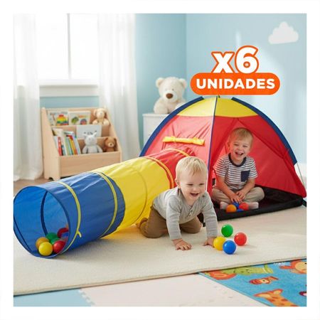 Pack6 Espacio Portatil MG-15206 Comodo y Facil de Montar en Casa Y+Regalo Sticker