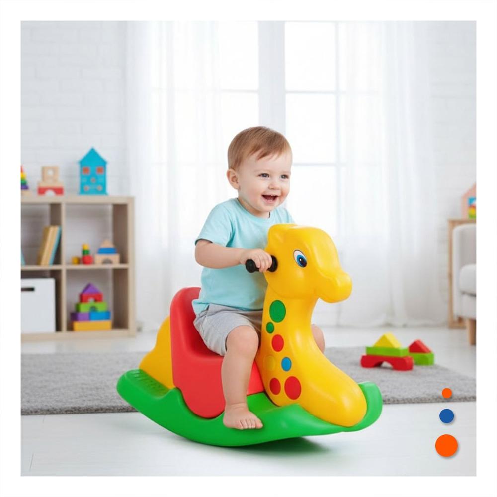 Jirafa Mecedora de Estilo Tierno para un Regalo Lindo que Alegre a la Familia Y+Post It