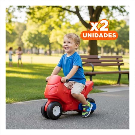 Pack2 Vehiculo Infantil de Estetica Deportiva para un Ambiente de Recreo Sano Y+Papel Regalo