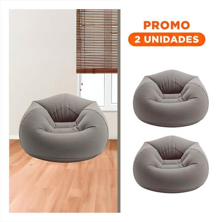 Pack2 Elemento Acogedor Inflable para Sala o Jardin