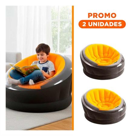 Pack2 Sofa Inflable para Momentos de Descanso y Uso Practico