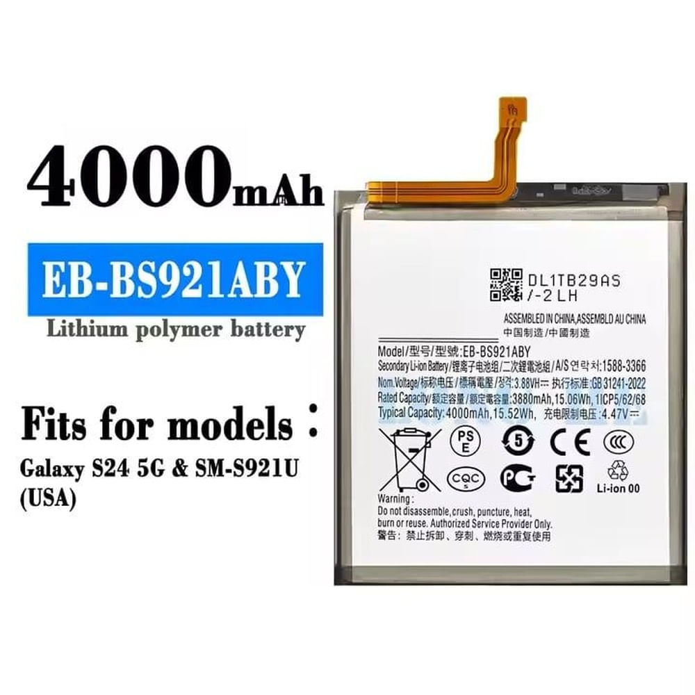 BATERIA  GALAXY  S24-EB-BS921ABY  USA  TORIGINAL-SM NUEVO