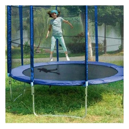 Cama Elastica 182x223CM de Gran Rebote para el Jardin de su Casa Resistente Y+Papel Regalo