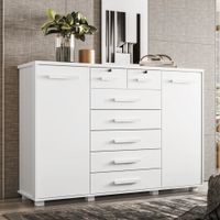 Cómoda con Llave más Colgador Katia Blanco RR MUEBLES