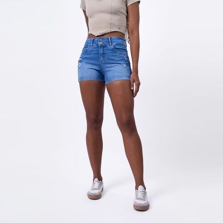 SHORT KP25 LAYSA DENIM 36 Celeste