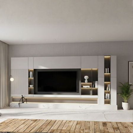 Centro de Entretenimiento Vante -  Blanco y Gris